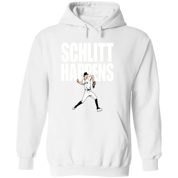 Cam Schlittler New York Yankees Baseball Schlitt Happens Hoodie - Image 8