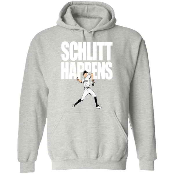 Cam Schlittler New York Yankees Baseball Schlitt Happens Hoodie - Image 9