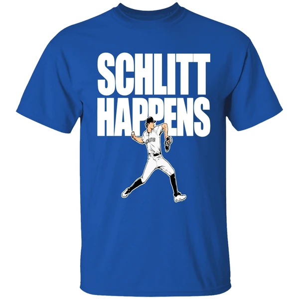 Cam Schlittler New York Yankees Baseball Schlitt Happens Shirt - Image 8