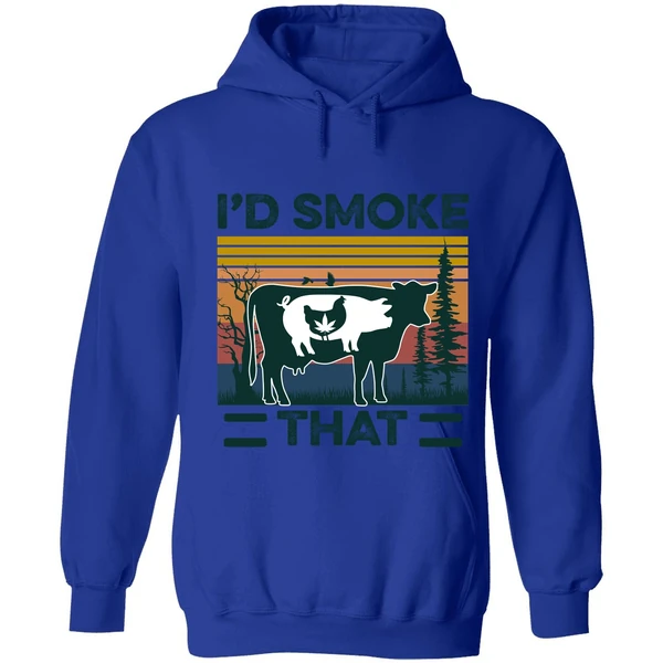 Camping Id Smoke That Vintage Hoodie