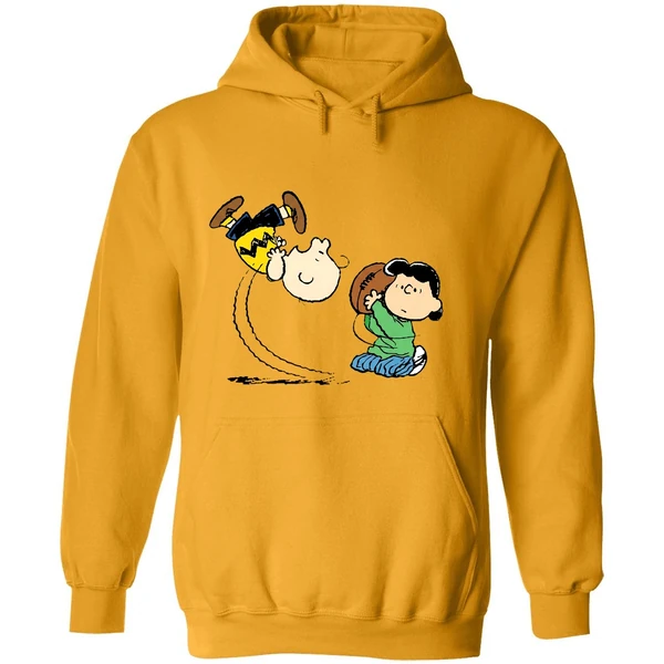 Can I Kick It Charlie Brown Vs Lucy Aarhg Hoodie