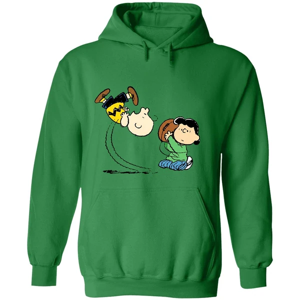 Can I Kick It Charlie Brown Vs Lucy Aarhg Hoodie - Image 2