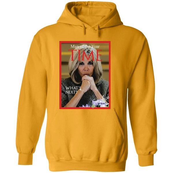Candace Owens Brigitte Macron Man Of The Year Time Hoodie