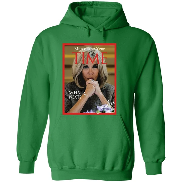 Candace Owens Brigitte Macron Man Of The Year Time Hoodie - Image 2
