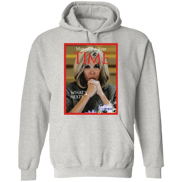 Candace Owens Brigitte Macron Man Of The Year Time Hoodie - Image 9