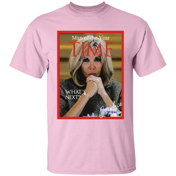 Candace Owens Brigitte Macron Man Of The Year Time Shirt - Image 3