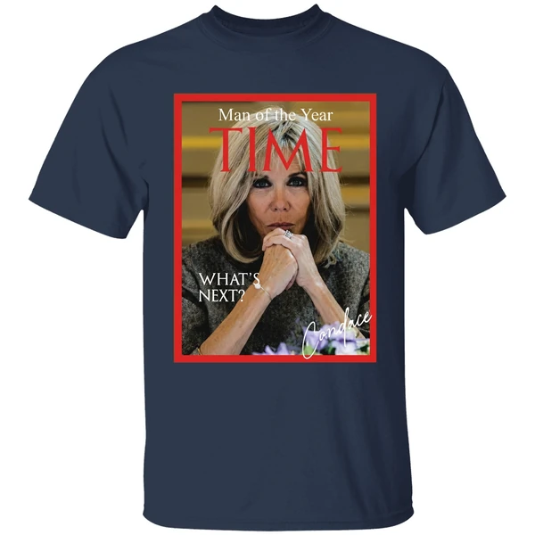 candace owens brigitte macron man of the year time shirt navy
