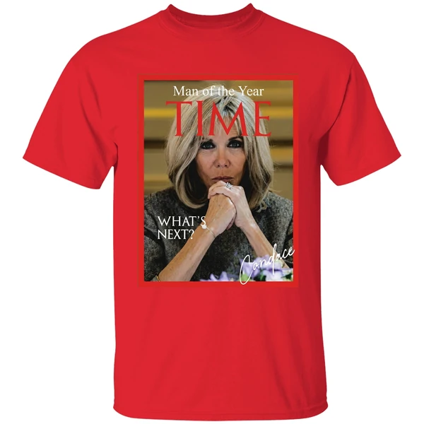Candace Owens Brigitte Macron Man Of The Year Time Shirt - Image 7