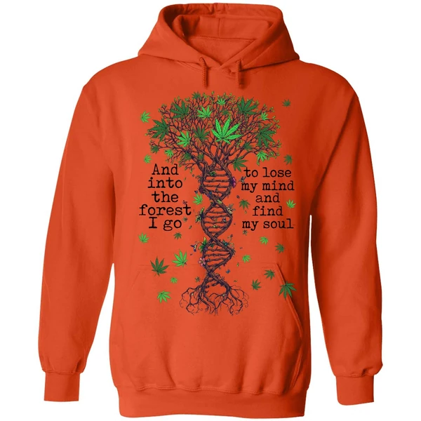 Cannabis Dna And Into The Forest I Go To Lose My Mind Hoodie - Image 5