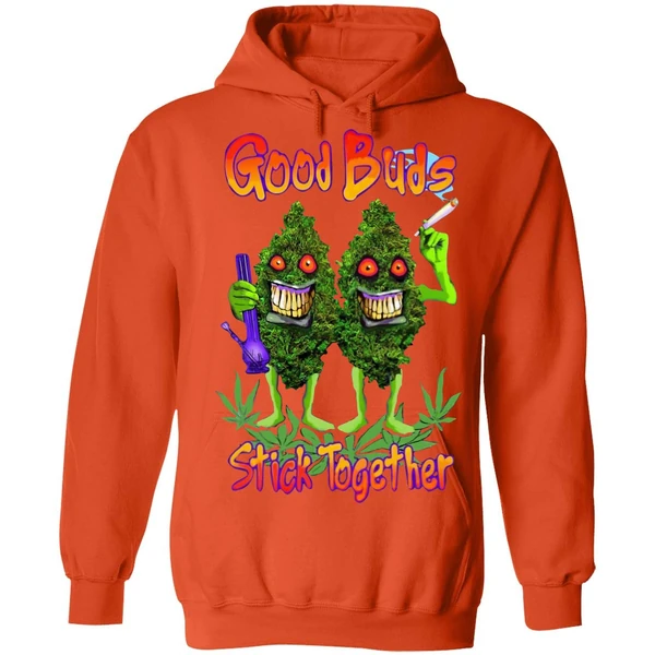 Cannabis Good Buds Stick Together Hoodie - Image 5