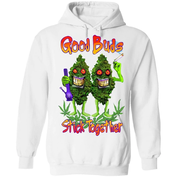 Cannabis Good Buds Stick Together Hoodie - Image 6