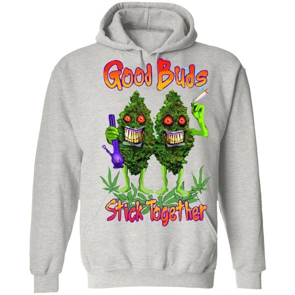 Cannabis Good Buds Stick Together Hoodie - Image 7