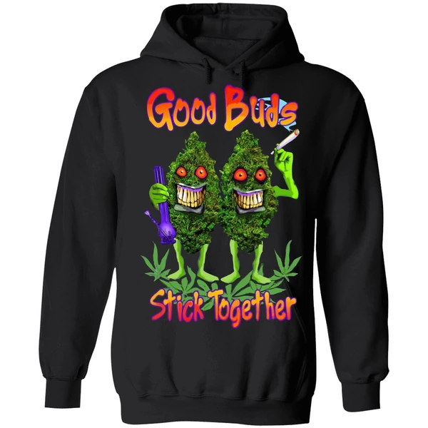 Cannabis Good Buds Stick Together Hoodie - Image 8