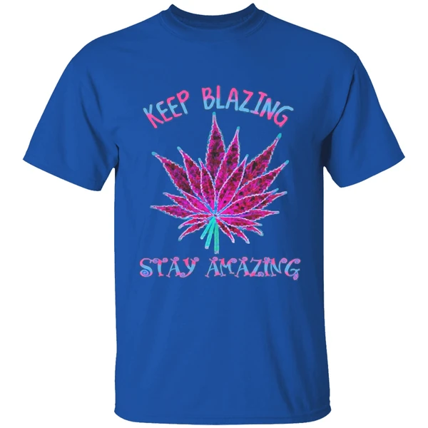 cannabis-keep-blazing-stay-amazing-shirt-royalblue
