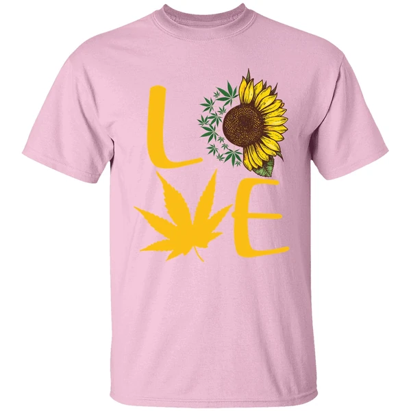 Cannabis Sunflower Love Shirt Cannabis Sunflower Love Shirt