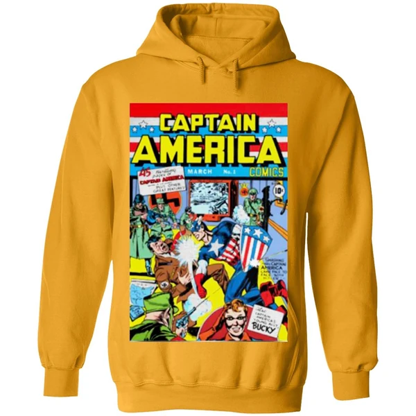 Captain America Punching Hitler Hoodie