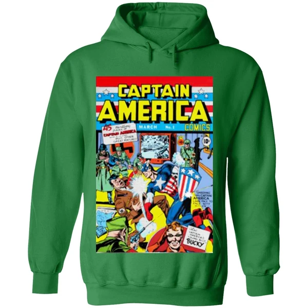 Captain America Punching Hitler Hoodie - Image 2