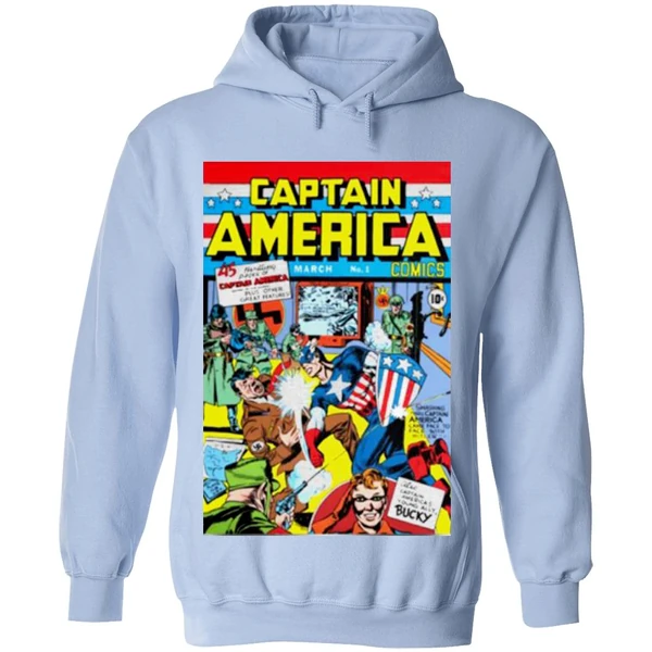 Captain America Punching Hitler Hoodie - Image 4