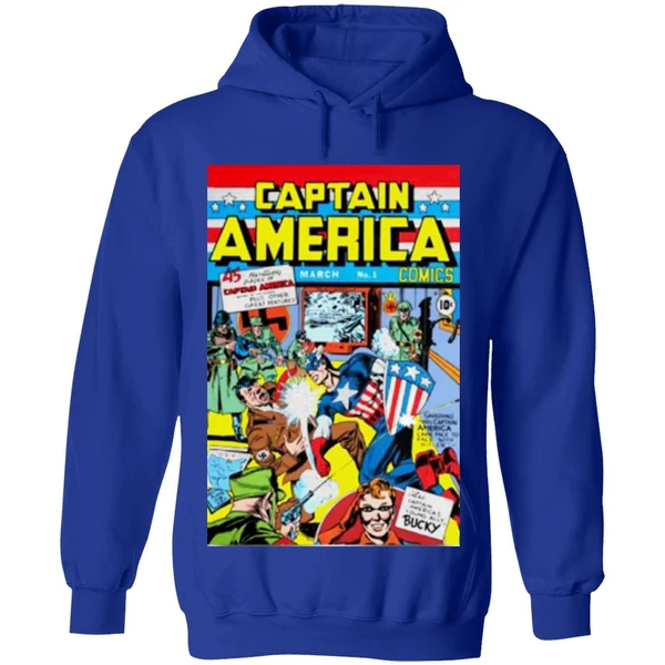 Captain America Punching Hitler Hoodie - Image 7