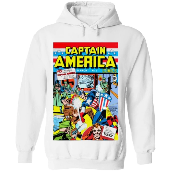 Captain America Punching Hitler Hoodie - Image 8