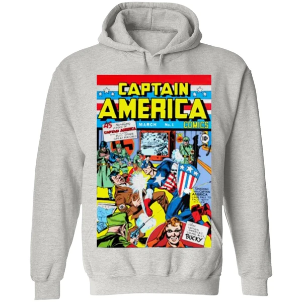 Captain America Punching Hitler Hoodie - Image 9