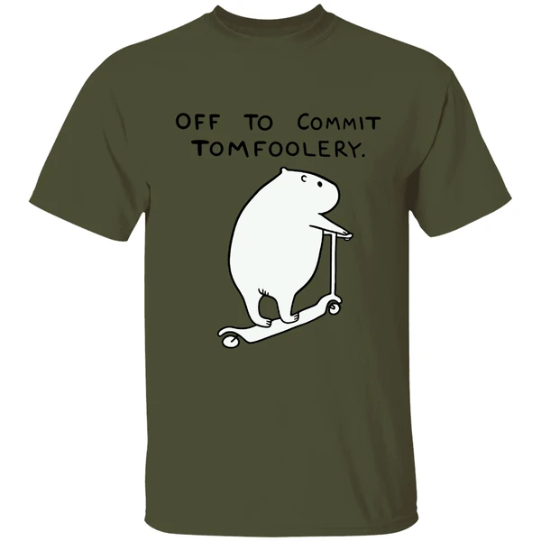Capybara Is Ready To Do Something Bad Off To Commit Tomfoolery Shirt - Image 3
