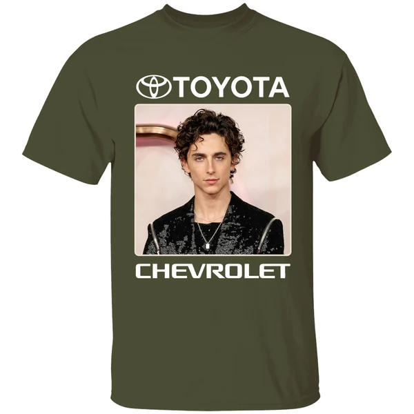 car brand actor shirt militarygreen