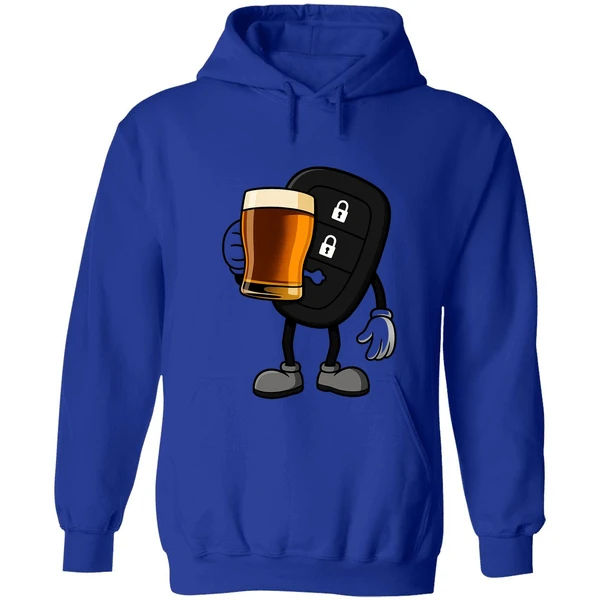 Car Remote Key Holding Beer Meme Hoodie