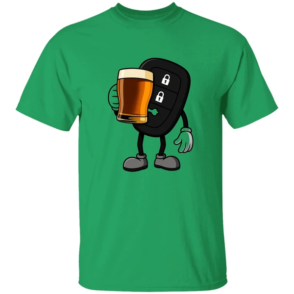 Car Remote Key Holding Beer Meme Shirt