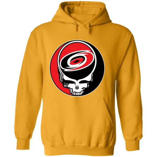 Carolina Hurricanes Grateful Dead Steal Your Face Hockey Nhl Hoodie