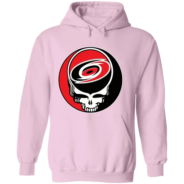 Carolina Hurricanes Grateful Dead Steal Your Face Hockey Nhl Hoodie - Image 5