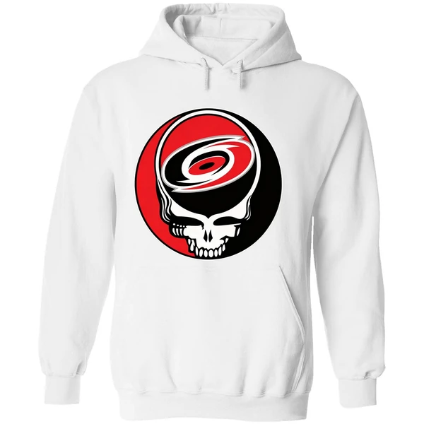 Carolina Hurricanes Grateful Dead Steal Your Face Hockey Nhl Hoodie - Image 8