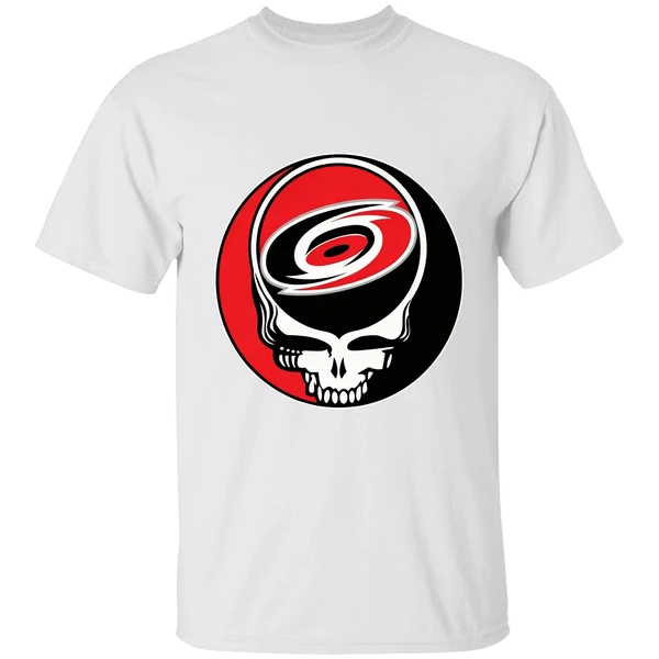 Carolina Hurricanes Grateful Dead Steal Your Face Hockey Nhl Shirt