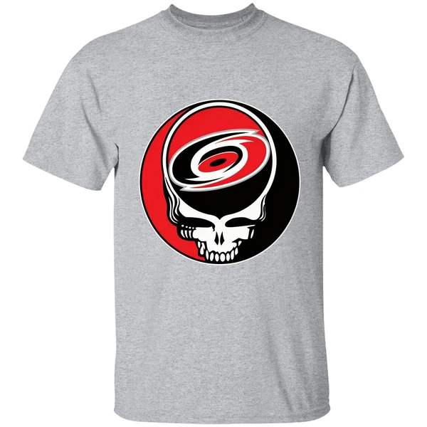Carolina Hurricanes Grateful Dead Steal Your Face Hockey Nhl Shirt - Image 6