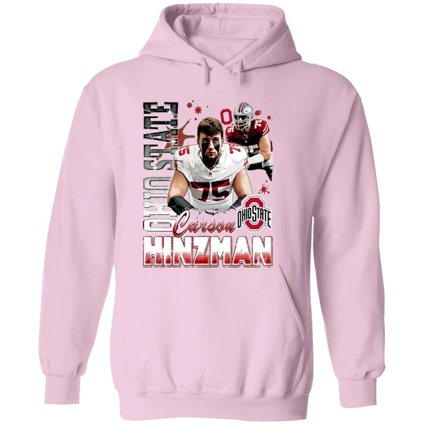Carson Hinzman Ohio State Buckeyes Illustrated Hoodie - Image 5