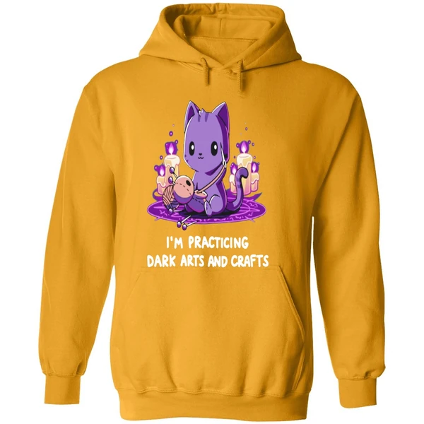 Cat Im Practicing Dark Arts And Crafts Hoodie