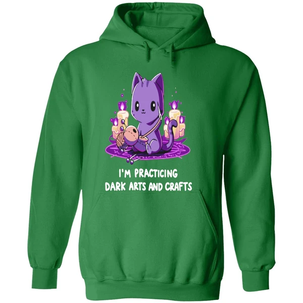 Cat Im Practicing Dark Arts And Crafts Hoodie - Image 2