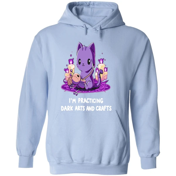 Cat Im Practicing Dark Arts And Crafts Hoodie - Image 4