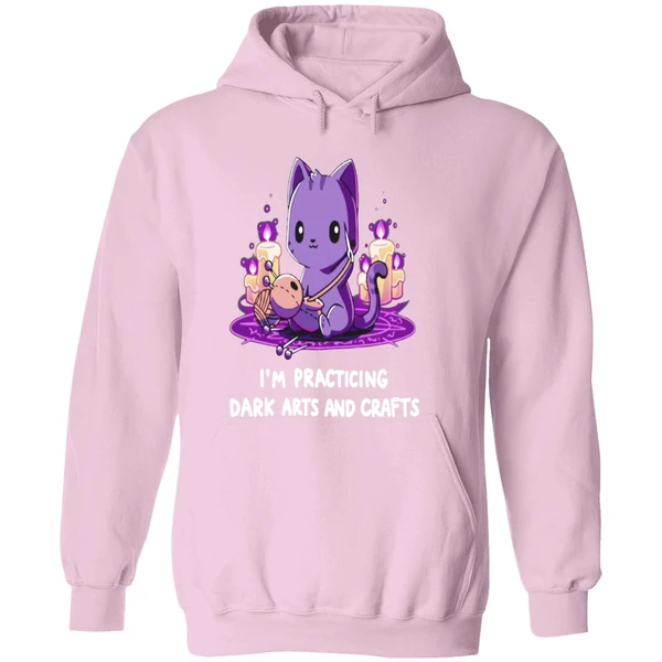 Cat Im Practicing Dark Arts And Crafts Hoodie - Image 5