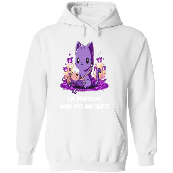 Cat Im Practicing Dark Arts And Crafts Hoodie - Image 8