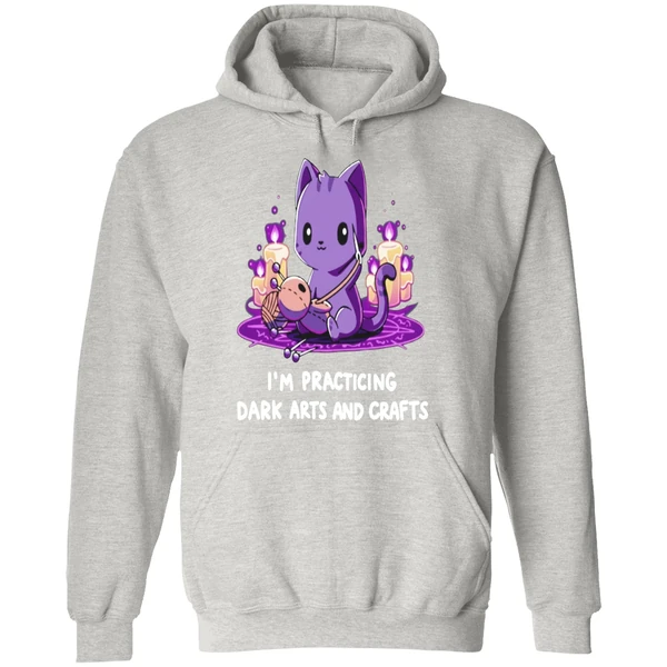 Cat Im Practicing Dark Arts And Crafts Hoodie - Image 9