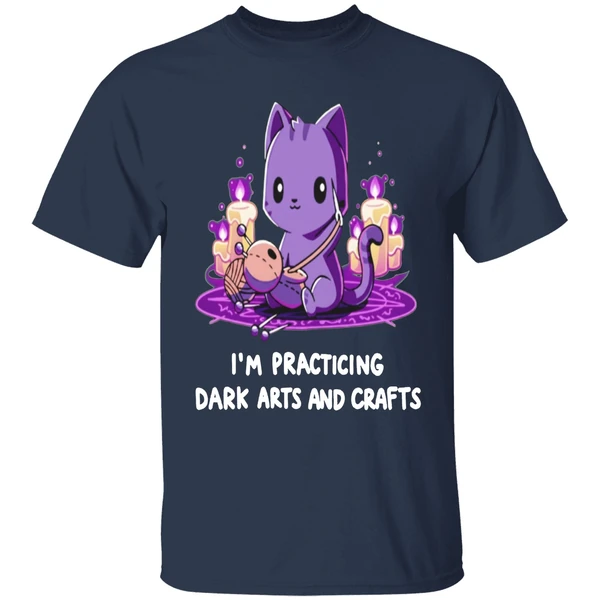Cat Im Practicing Dark Arts And Crafts Shirt - Image 5