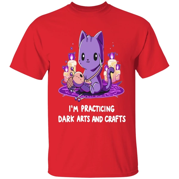 Cat Im Practicing Dark Arts And Crafts Shirt - Image 7