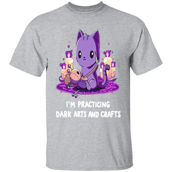 Cat Im Practicing Dark Arts And Crafts Shirt - Image 9