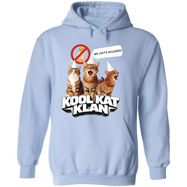 Cat Kool Kat Klan We Hate Diggers Hoodie - Image 4