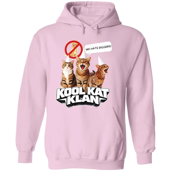 Cat Kool Kat Klan We Hate Diggers Hoodie - Image 5