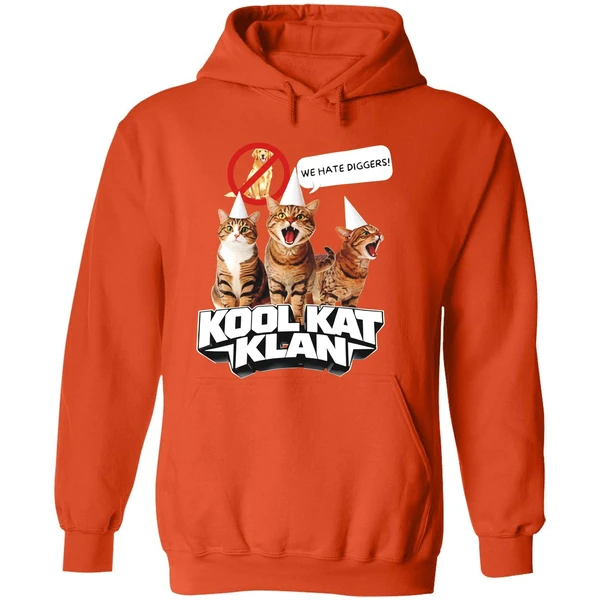Cat Kool Kat Klan We Hate Diggers Hoodie - Image 6