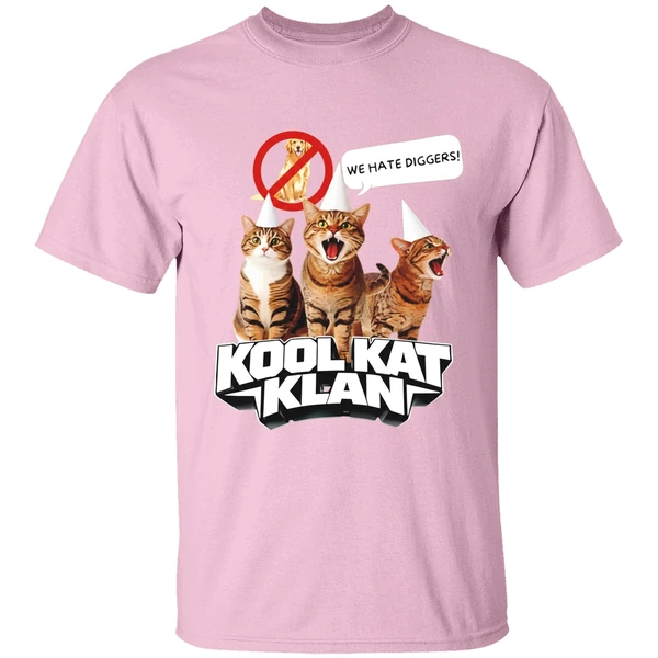 Cat Kool Kat Klan We Hate Diggers Shirt - Image 3