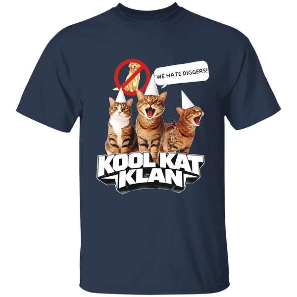 Cat Kool Kat Klan We Hate Diggers Shirt - Image 5