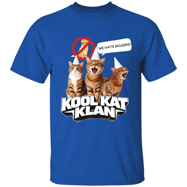 Cat Kool Kat Klan We Hate Diggers Shirt - Image 8